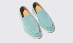 Frauen Scarosso Ludovica Blue Storm Wildleder