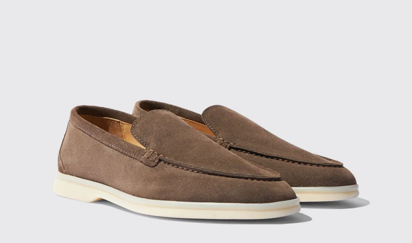 Frauen Scarosso Ludovica Deep Taupe Wildleder