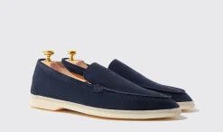 Manner Scarosso Ludovico Blu Scamosciato