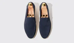 Manner Scarosso Ludovico Blu Scamosciato