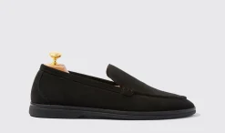 Manner Scarosso Ludovico Nero Scamosciato