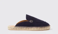 Manner Scarosso Manuel Blaues Wildleder