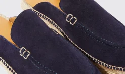 Manner Scarosso Manuel Blaues Wildleder
