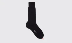 Manner Scarosso Marineblaue Wadensocken Aus Wolle