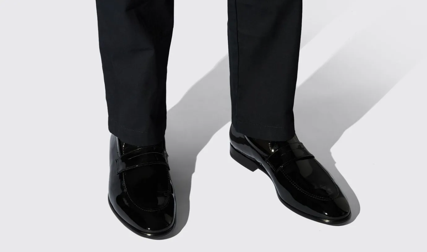 Manner Scarosso Marzio Nero Vernice