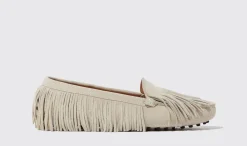 Frauen Scarosso Maya-Creme-Wildleder