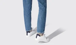 Manner Scarosso Nadelstreifenweis