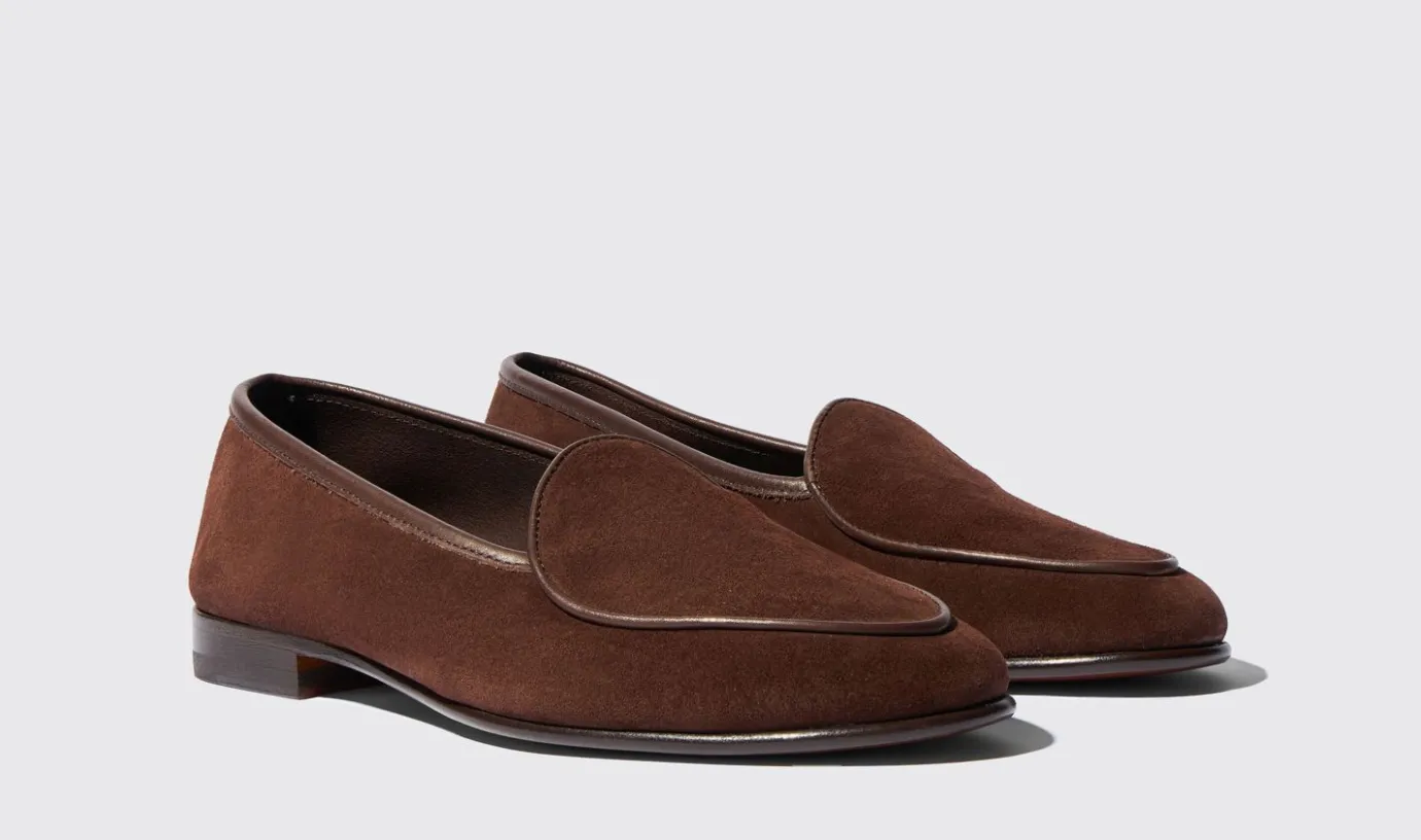 Manner Scarosso Nils Braunes Wildleder