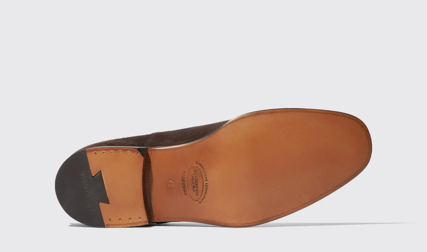 Manner Scarosso Salvatore Braunes Wildleder