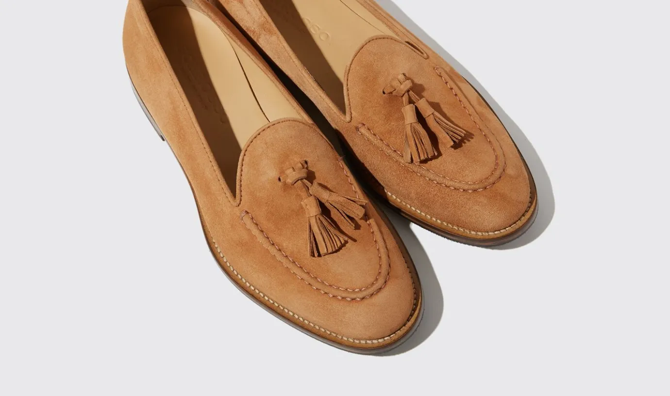 Frauen Scarosso Sienna Tan Wildleder