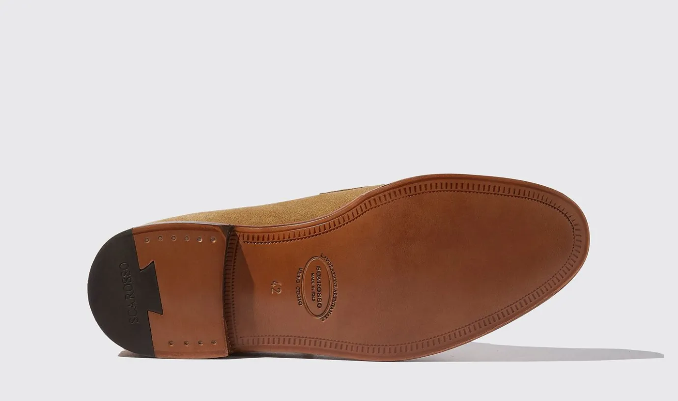 Manner Scarosso Stefano Beige Scamosciato