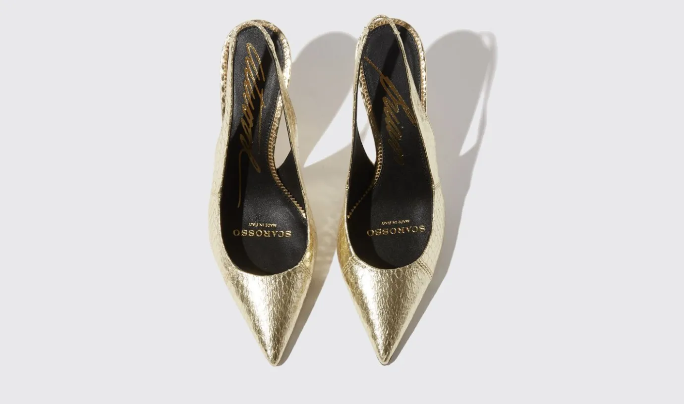 Frauen Scarosso Sutton Gold Elaphe