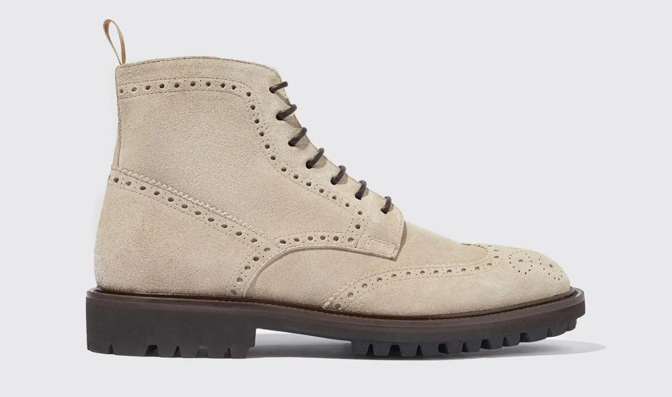 Manner Scarosso Thomas Sand Suede