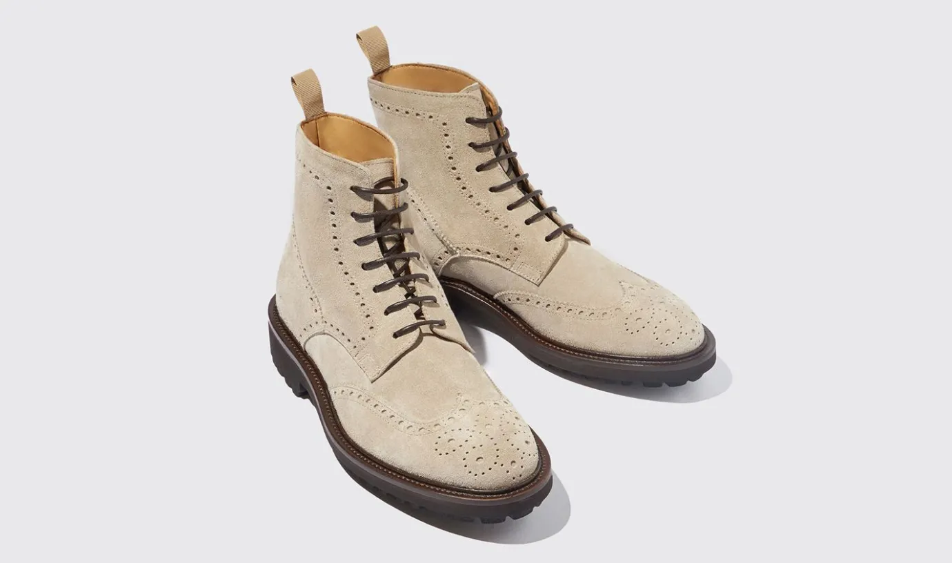 Manner Scarosso Thomas Sand Suede