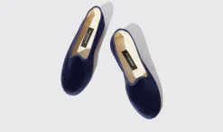 Frauen Scarosso Valentina Blu Velluto