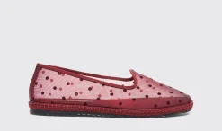 Frauen Scarosso Valentina Burgunder Mesh