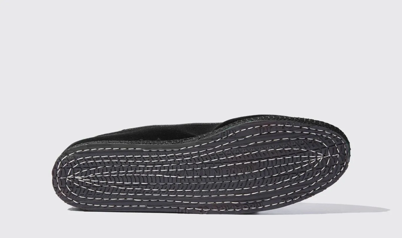 Manner Scarosso Valentino Nero Velluto