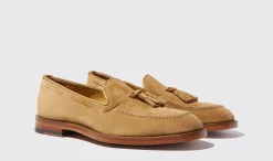 Manner Scarosso William Hellbraunes Wildleder