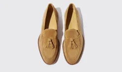 Manner Scarosso William Hellbraunes Wildleder