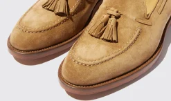 Manner Scarosso William Hellbraunes Wildleder