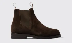 Manner Scarosso William Iii Braunes Wildleder