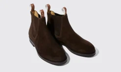 Manner Scarosso William Iii Braunes Wildleder